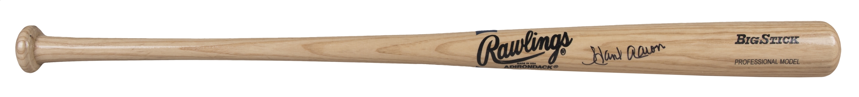 Hank Aaron Autographed Rawlings Big Stick Bat (JSA)